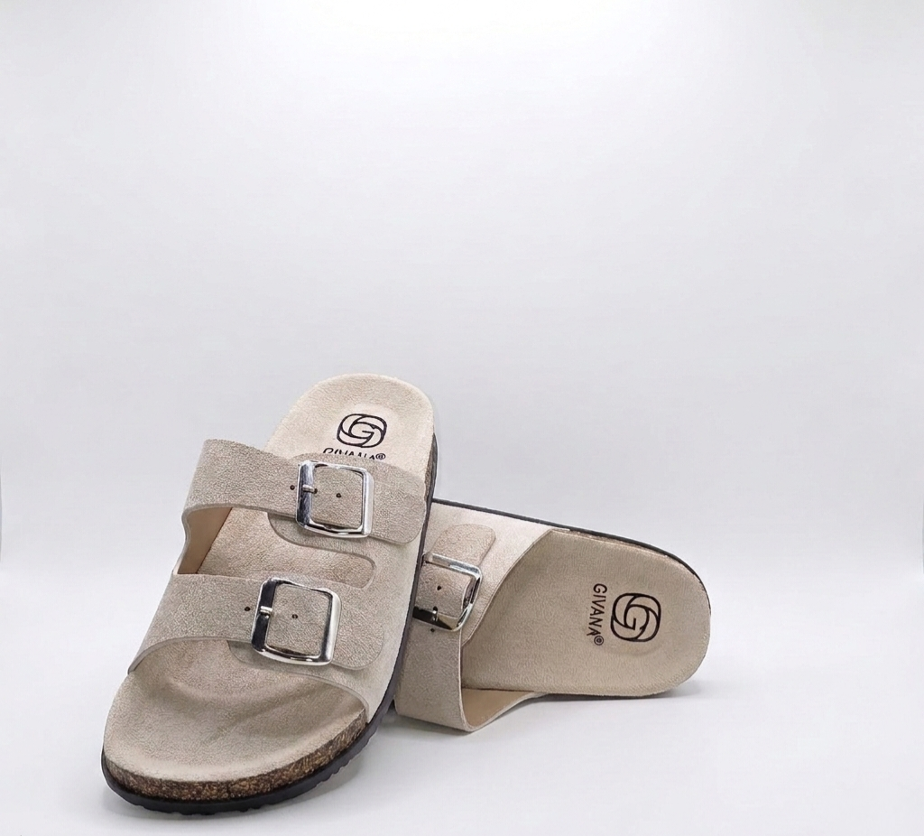 LaVéra - Pantoletten in Beige