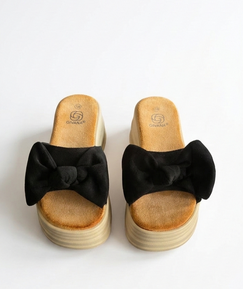 LaVéra - Damen Sandalen mit Schleife