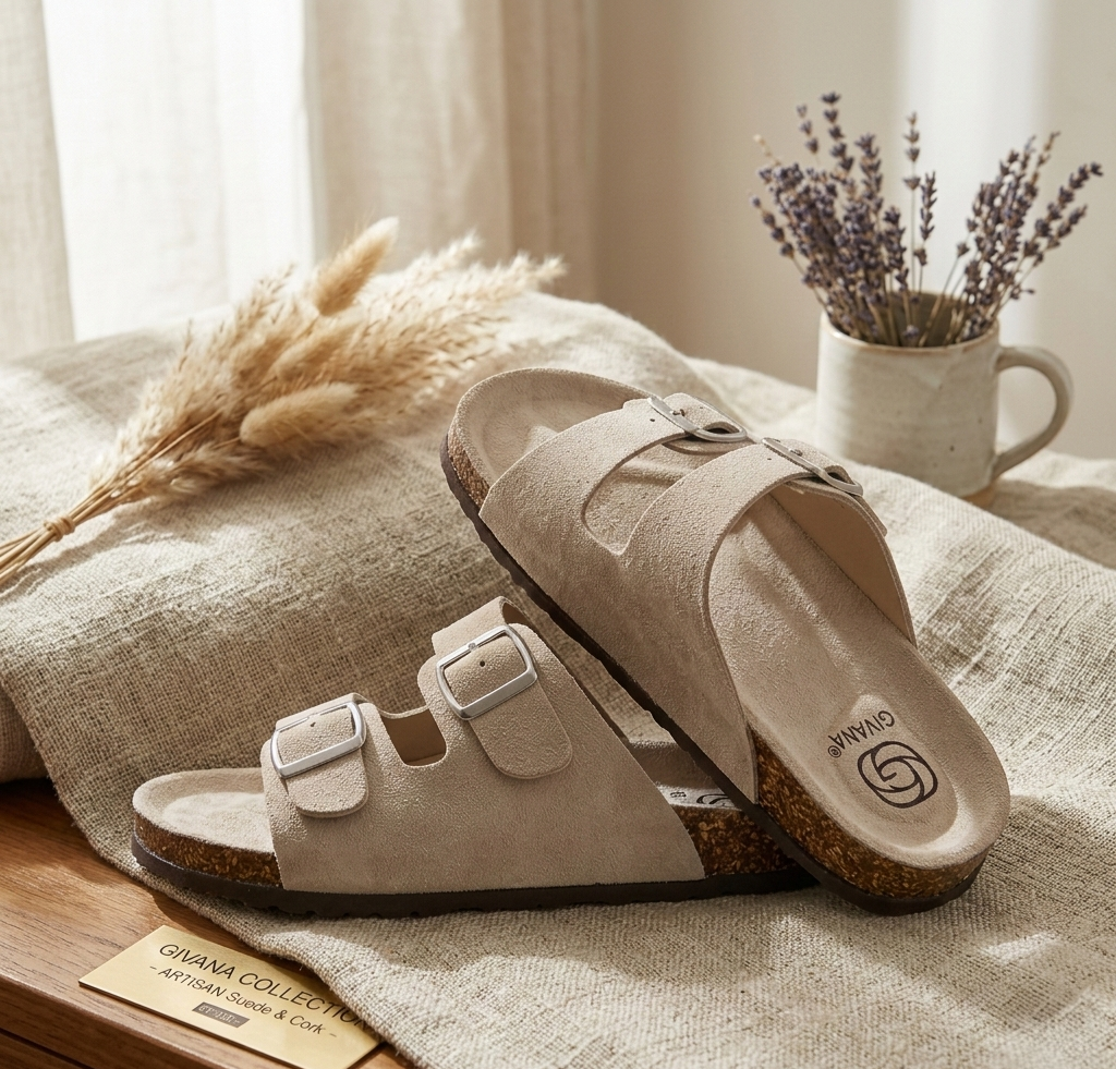 LaVéra - Pantoletten in Beige